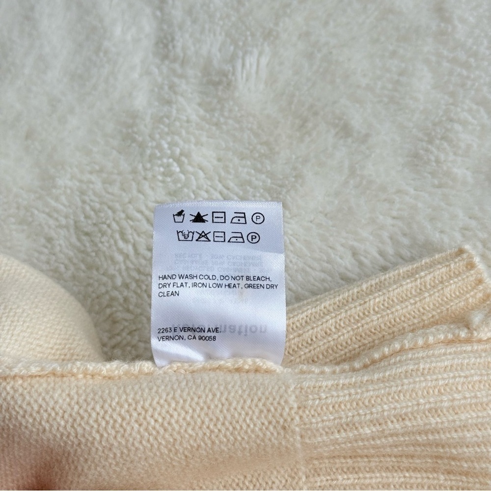 Reformation Varenne Cashmere Cream Color Sleeveless Short Top M - Picture 10 of 10